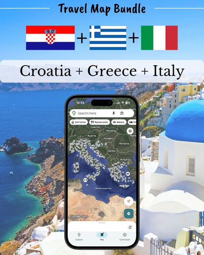 Mediterranean Summer Trip - Sight Maps