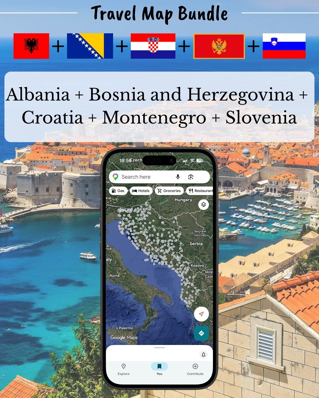 Adriatic Coast Trip Bundle - Sight Maps