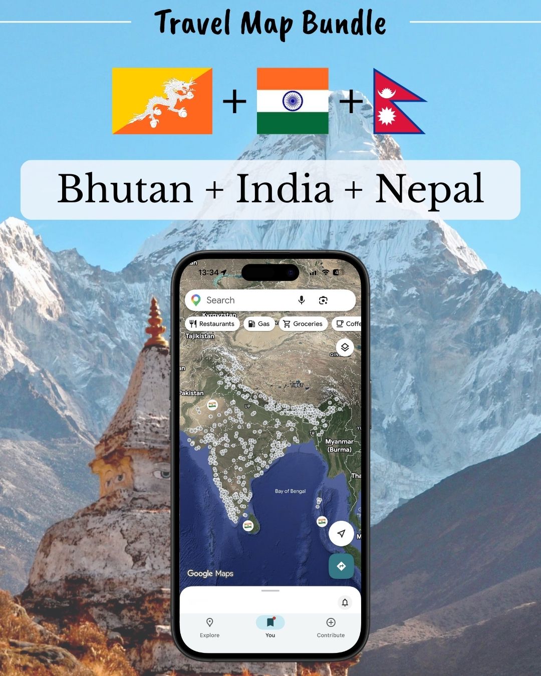 Himalaya Region Bundle - Sight Maps