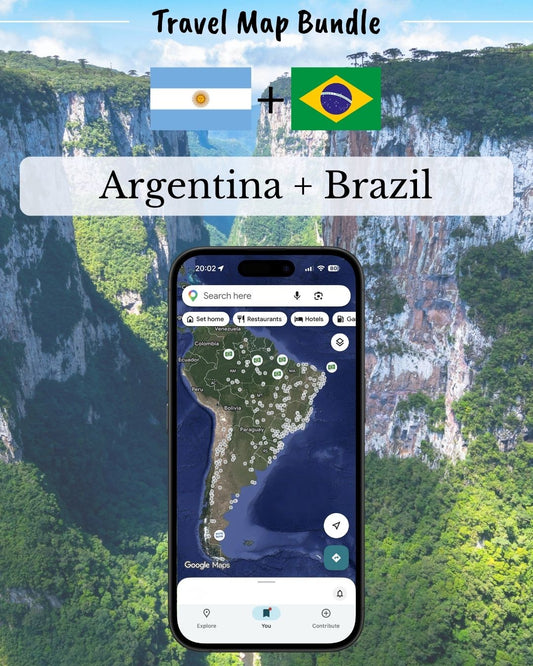 Argentina & Brazil Trip - Sight Maps