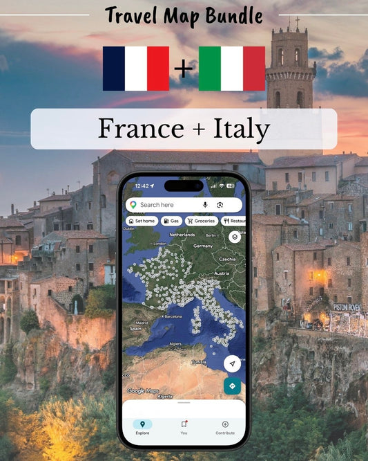 France + Italy Trip - Sight Maps