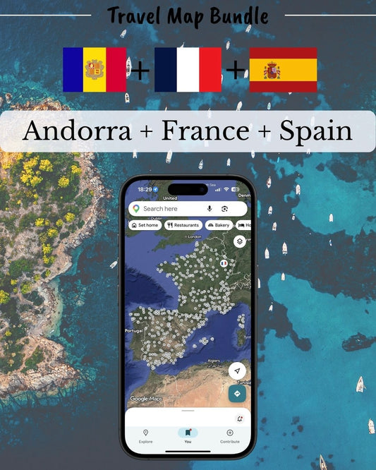 Spain + France Roadtrip - Sight Maps