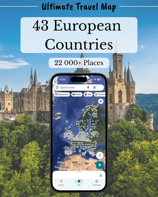 Ultimate Europe Travel Bundle - Sight Maps