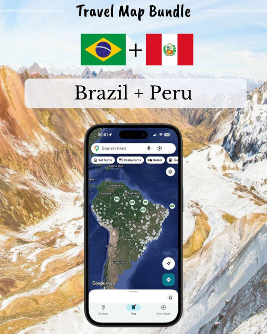 Brazil + Peru Trip - Sight Maps