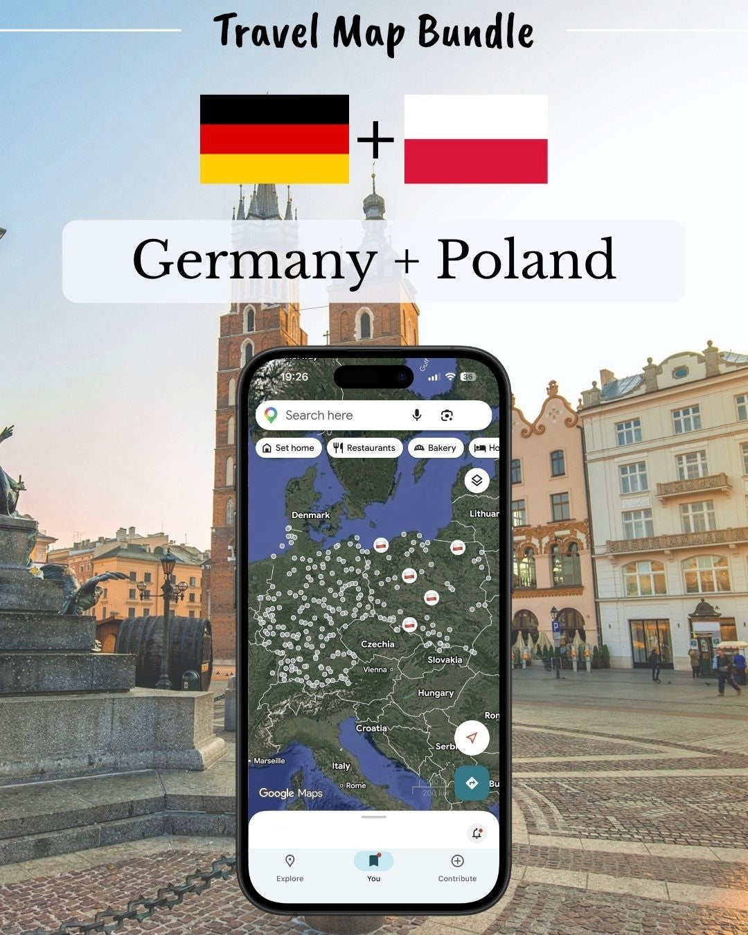 Germany + Poland Trip - Sight Maps