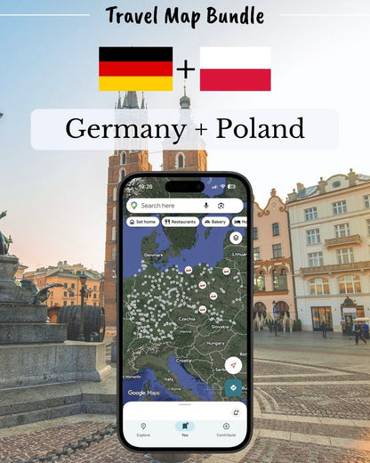 Germany + Poland Trip - Sight Maps