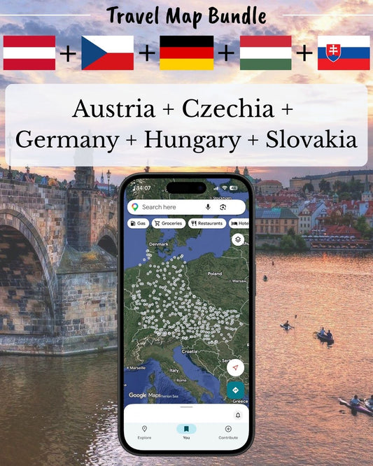 Central Europe City Trip Bundle - Sight Maps