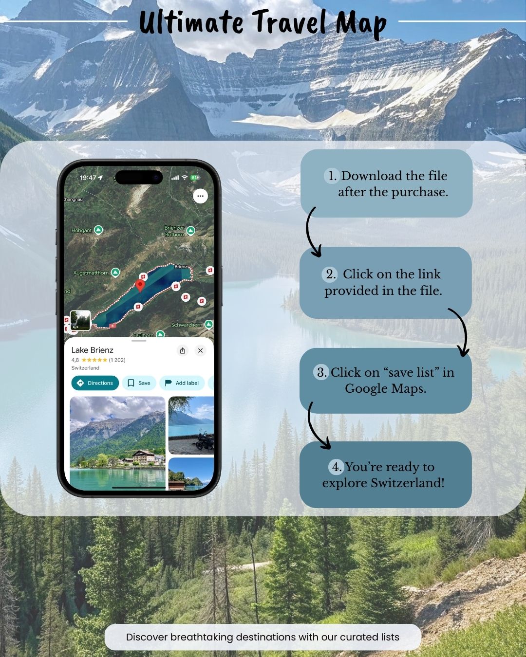 Alps Road Trip Bundle - Sight Maps