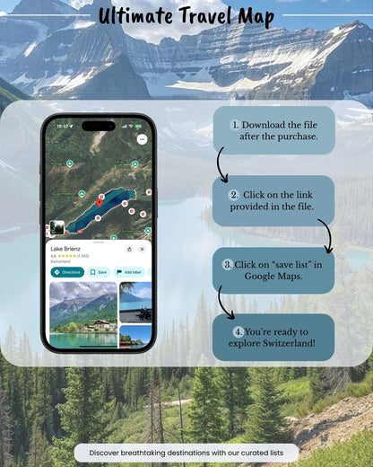 Alps Road Trip Bundle - Sight Maps